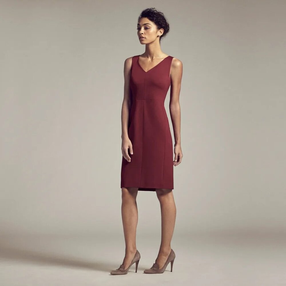 MMLafleur Rachel Dress Size 14 Boysenberry Color Excellent Condition